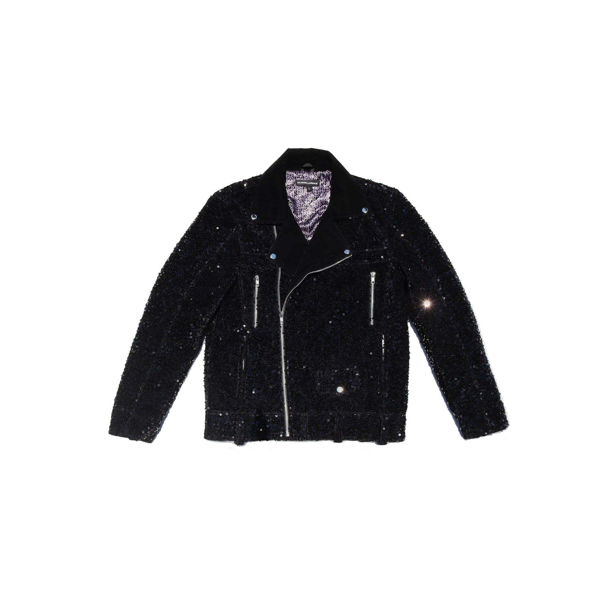 SL SEQUIN BIKER JACKET