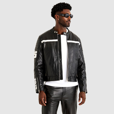 SL CROPPED BIKER JACKET
